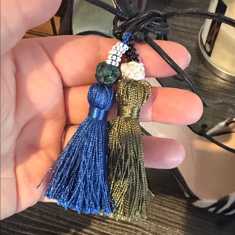 J. Crew Zebra Print Women's Shoes with Tassels - Picture 9 of 10